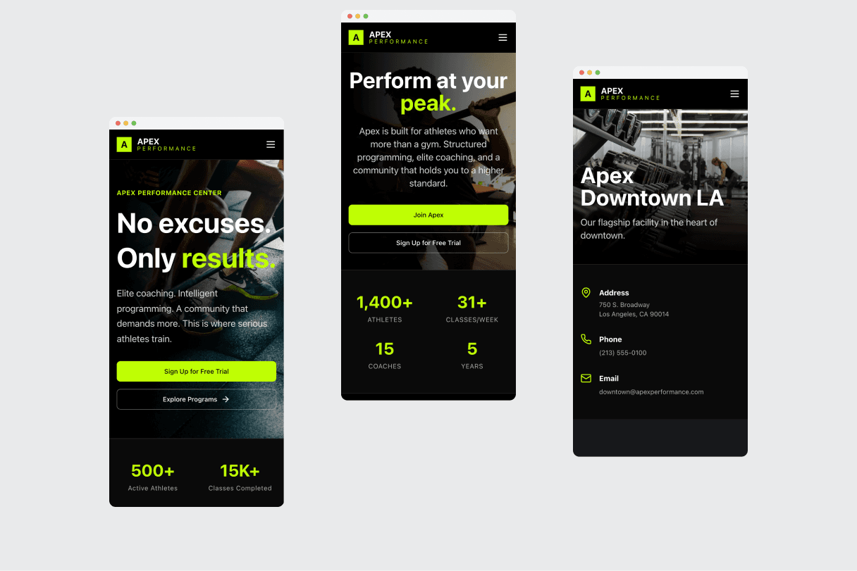 Apex Performance Theme gallery image 4