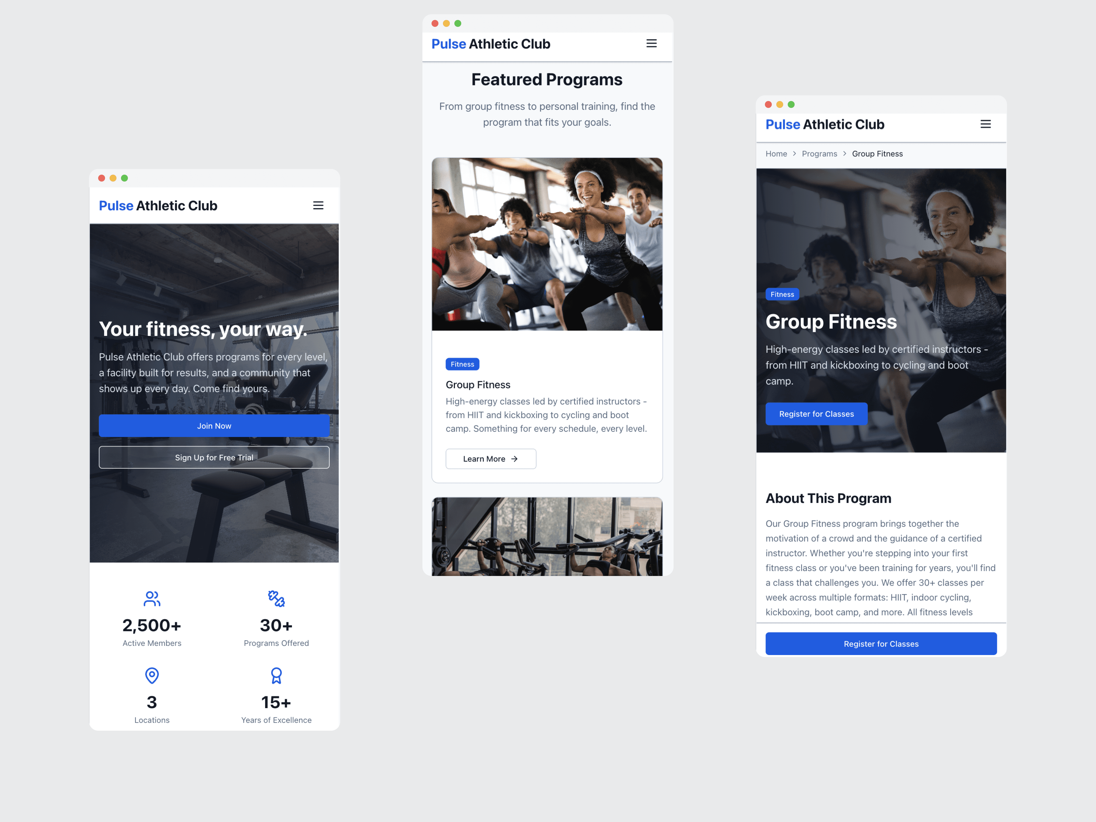 Pulse Athletic Club Theme gallery image 4