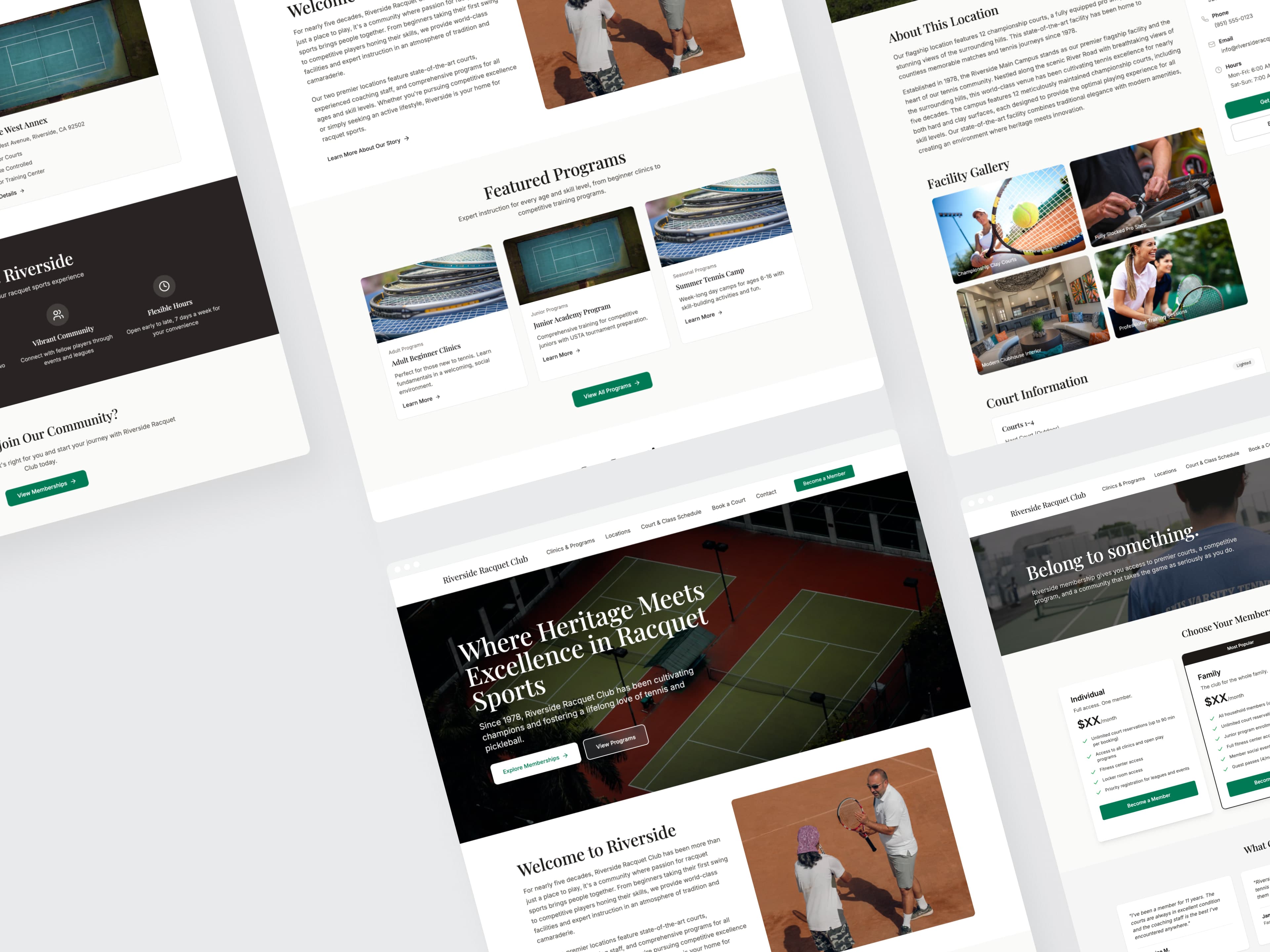 Riverside Racquet Club Theme hero preview