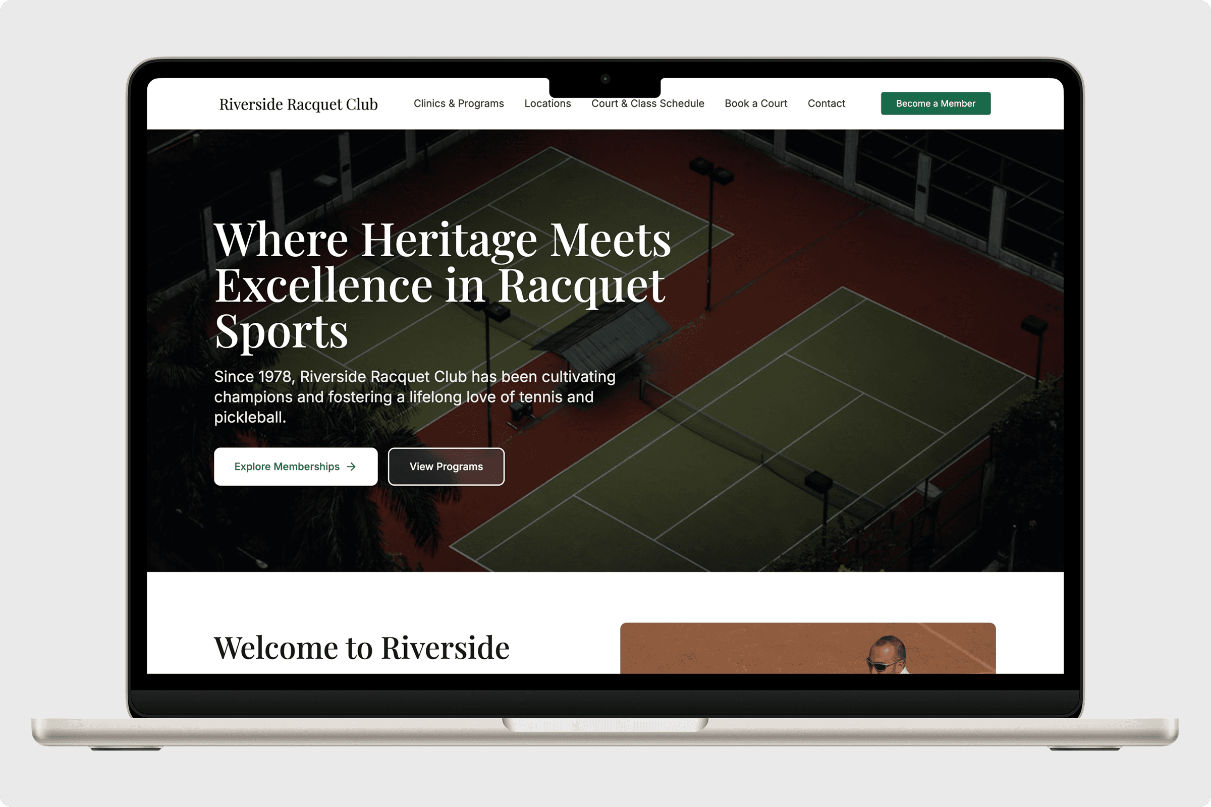 Riverside Racquet Club Theme gallery image 1