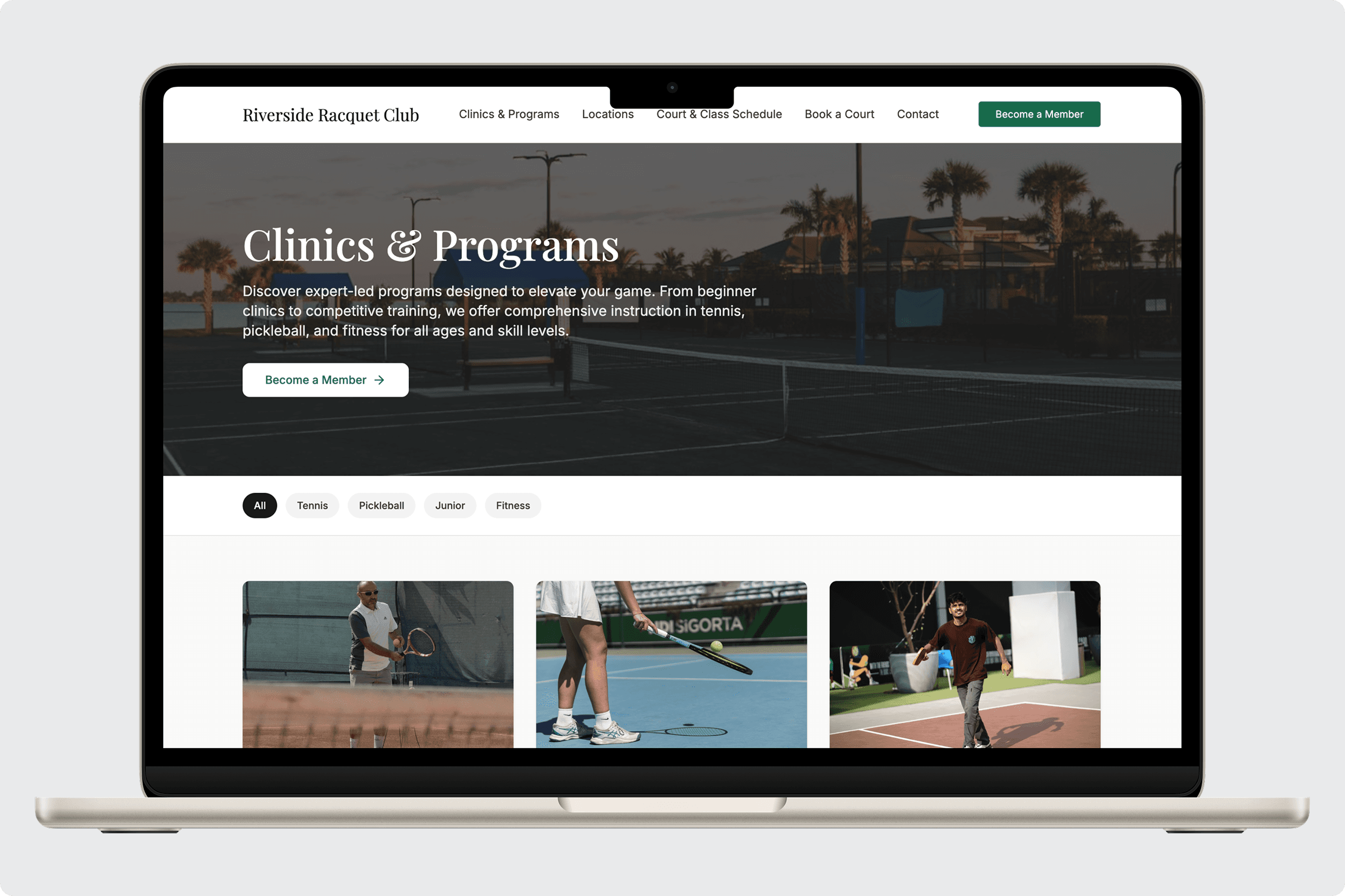 Riverside Racquet Club Theme gallery image 2