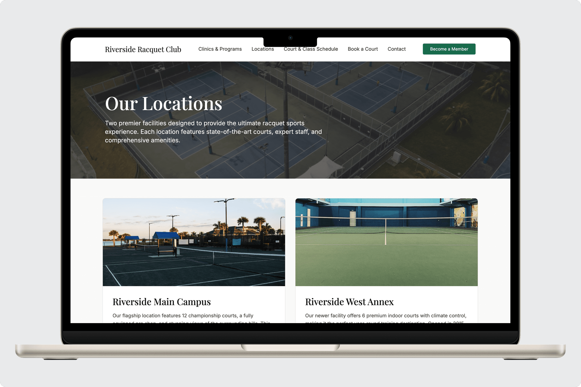 Riverside Racquet Club Theme gallery image 5