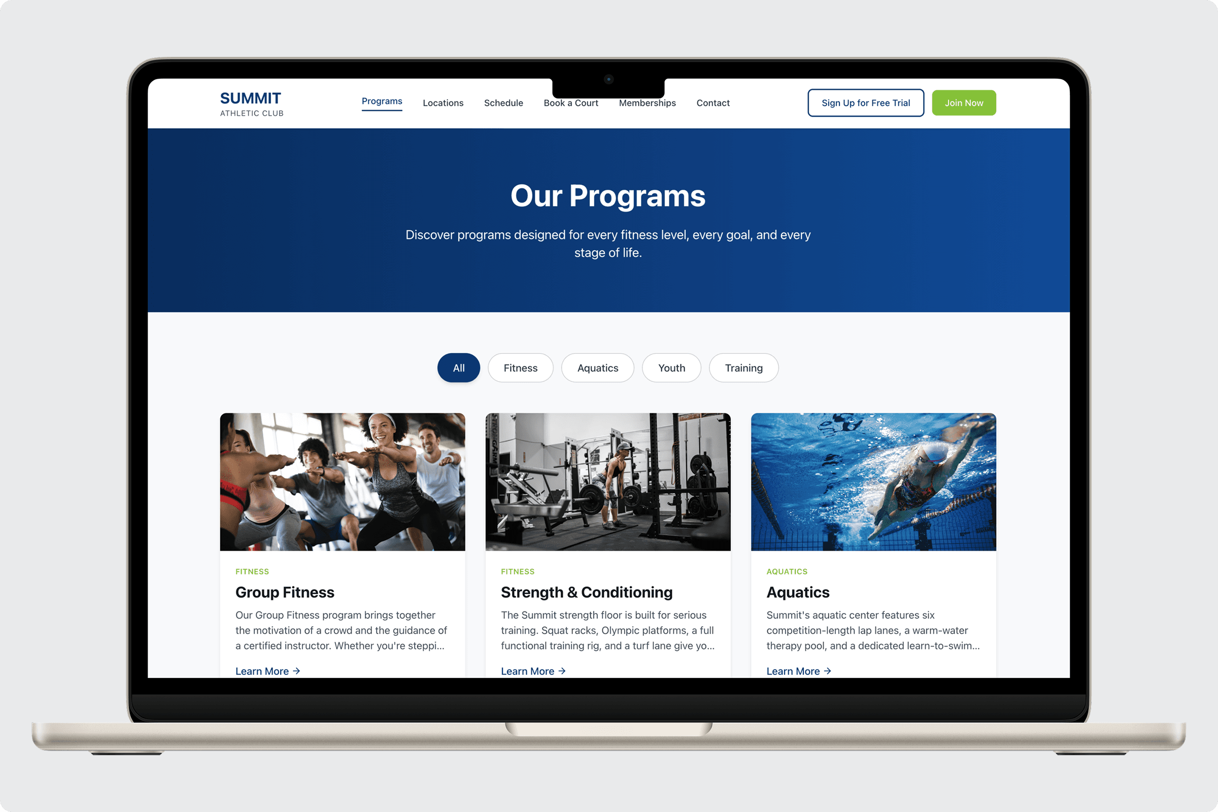 Summit Athletic Club Theme gallery image 2