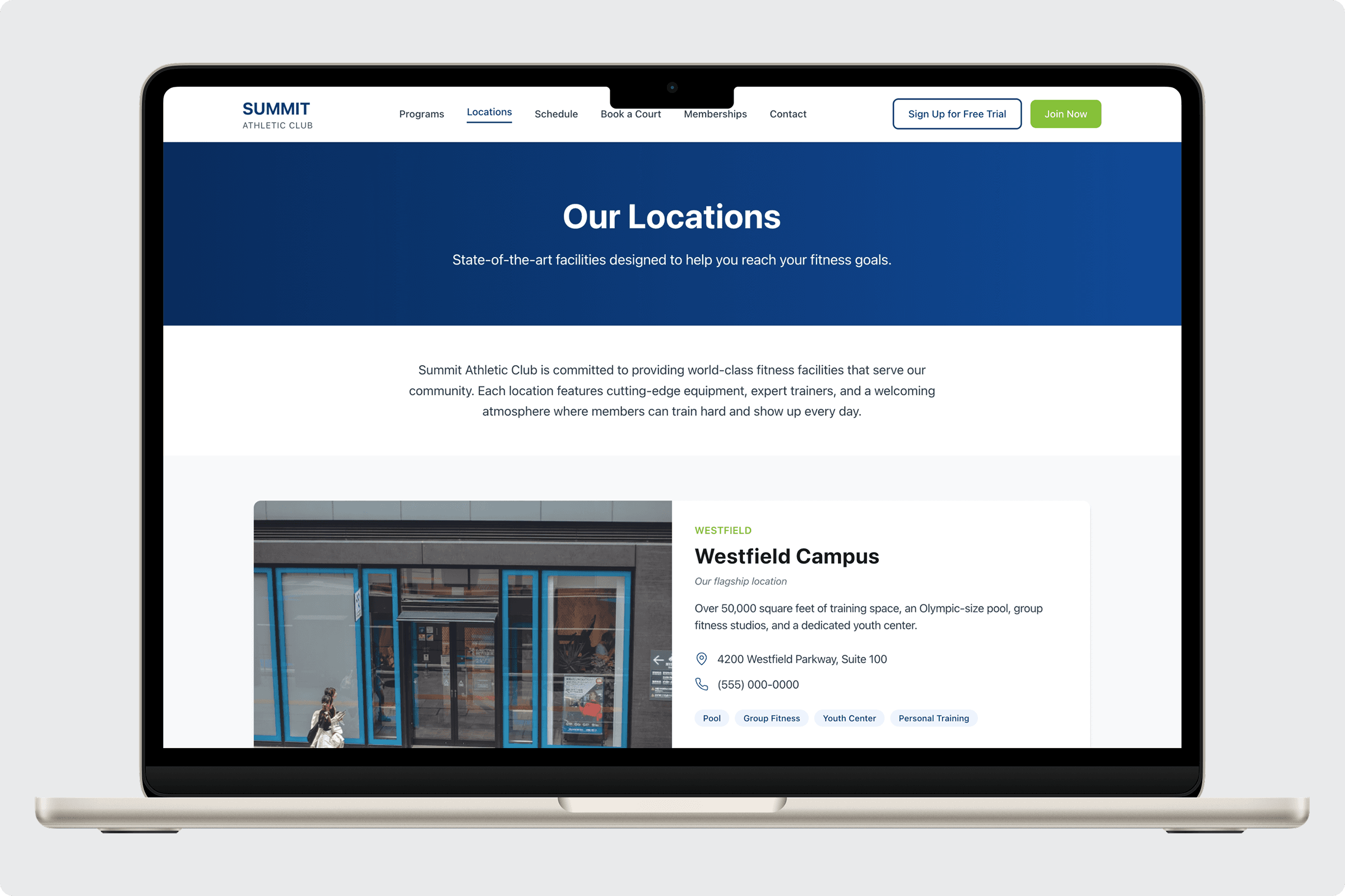 Summit Athletic Club Theme gallery image 5