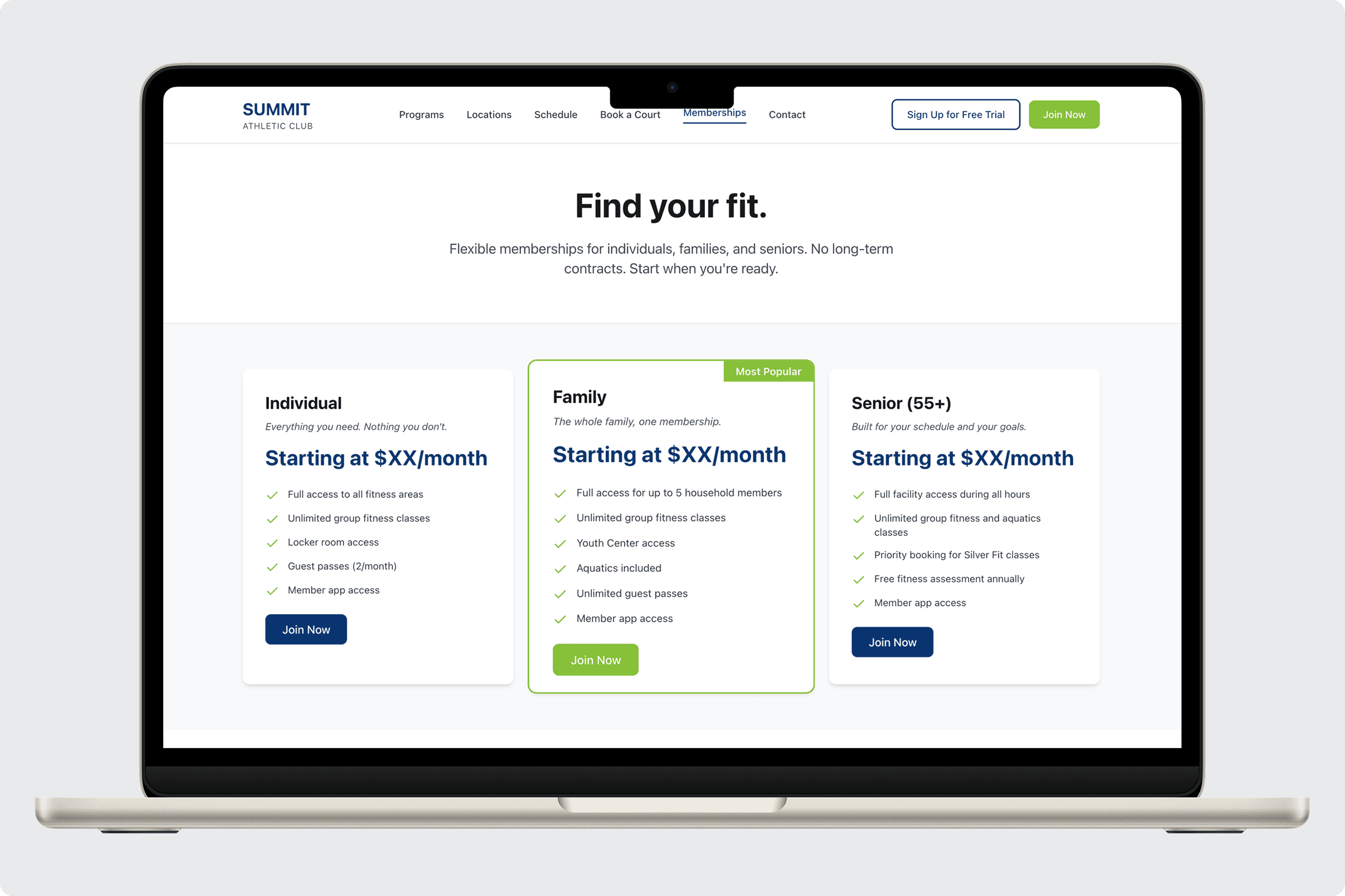 Summit Athletic Club Theme gallery image 6