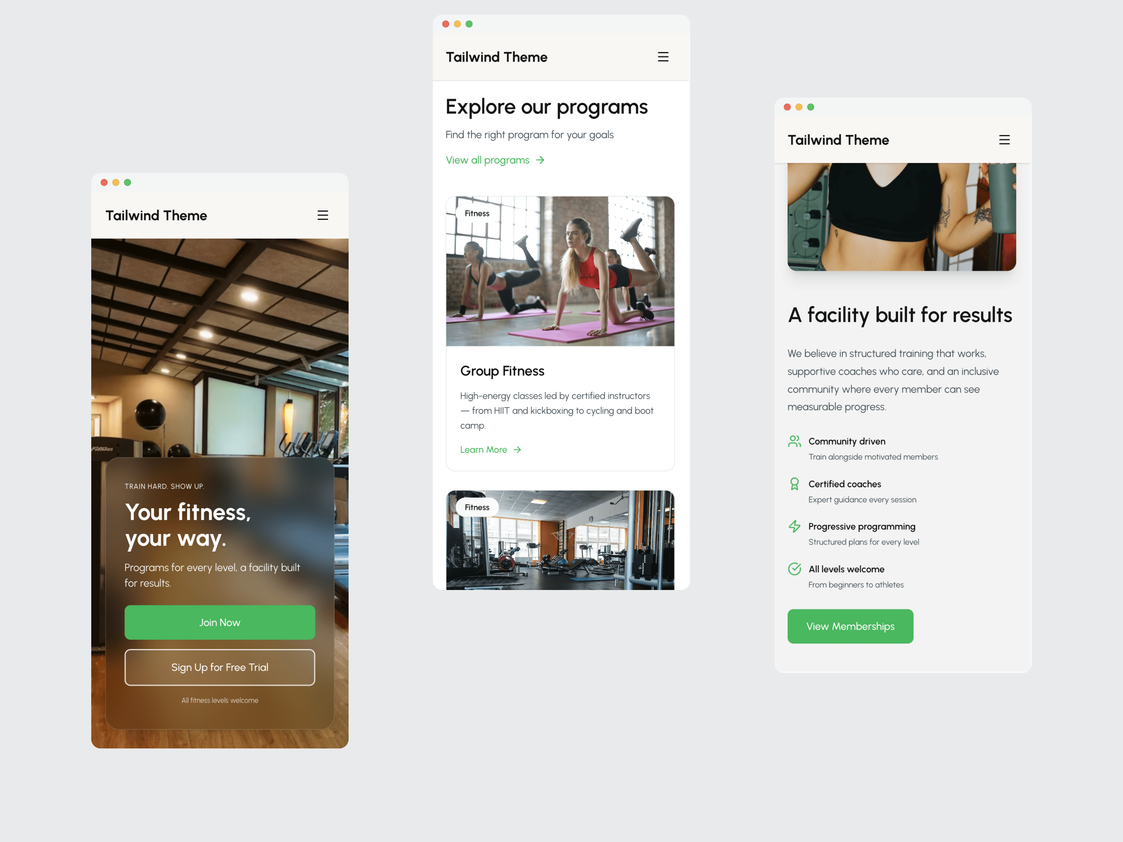 Tailwind Theme gallery image 4