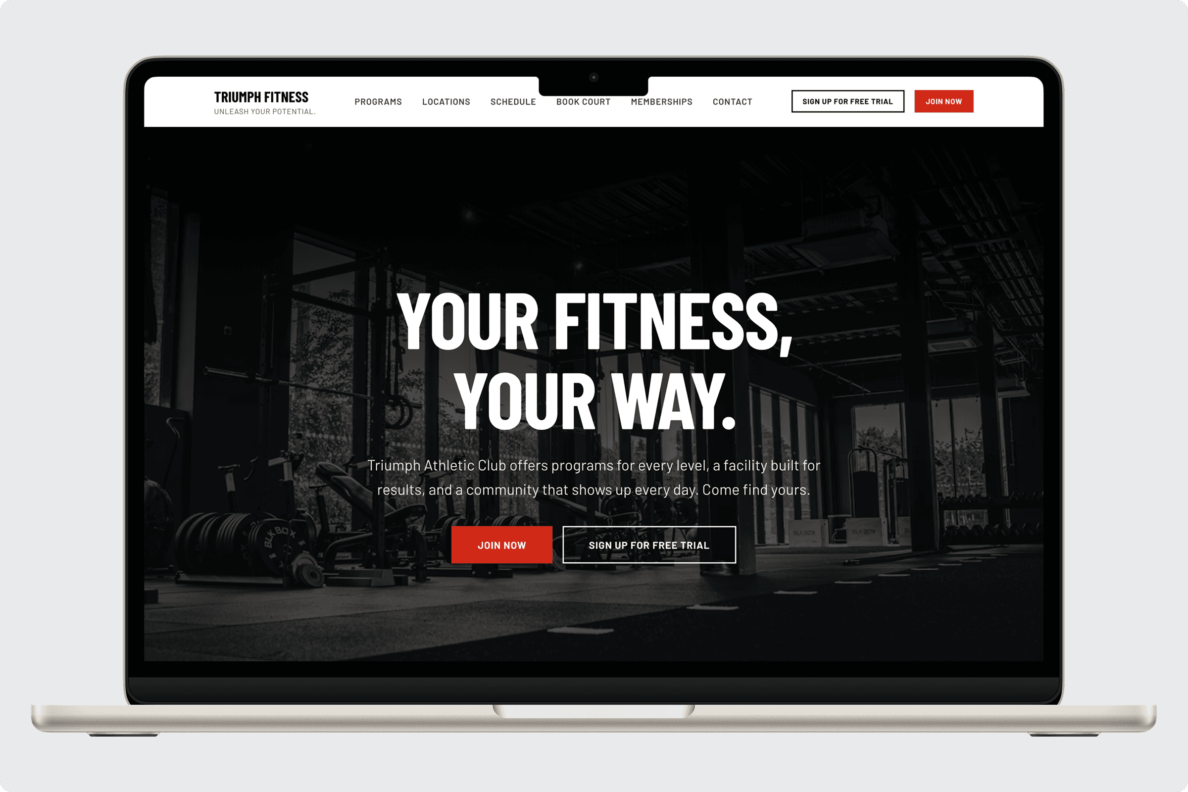 Triumph Fitness Theme